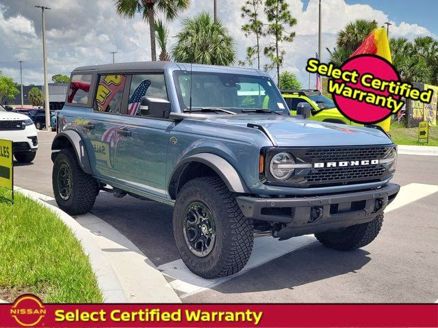 2024 Azure Gray Metallic Ford Bronco Wildtrak 4X4 SUV