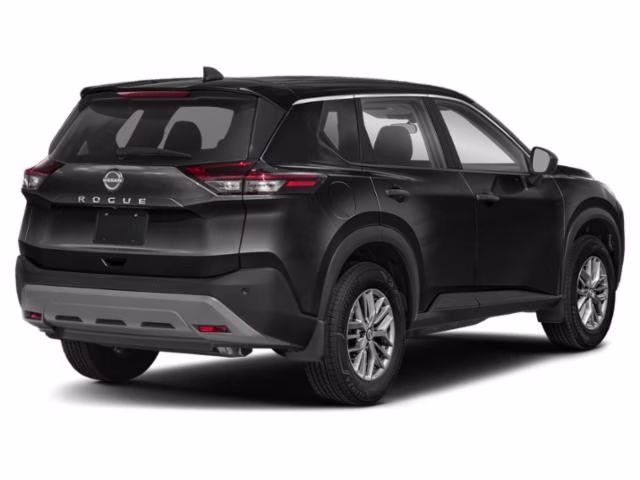 2023 Super Black Nissan Rogue S AWD SUV
