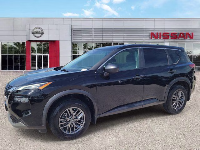 2023 Super Black Nissan Rogue S AWD SUV