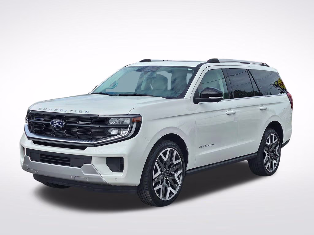 2026 Star White Metallic Tri-Coat Ford Expedition Platinum 4X4 SUV