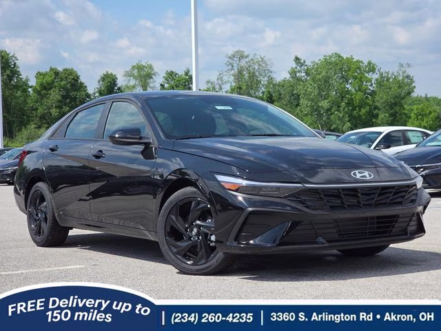 2026 Abyss Black Hyundai Elantra SEL Sport FWD Sedan