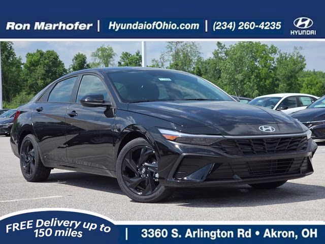 2026 Abyss Black Hyundai Elantra SEL Sport FWD Sedan