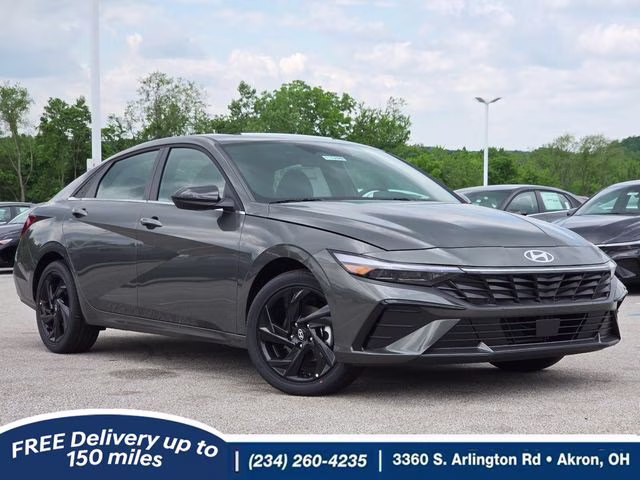 2026 Amazon Gray Hyundai Elantra SEL Sport FWD Sedan