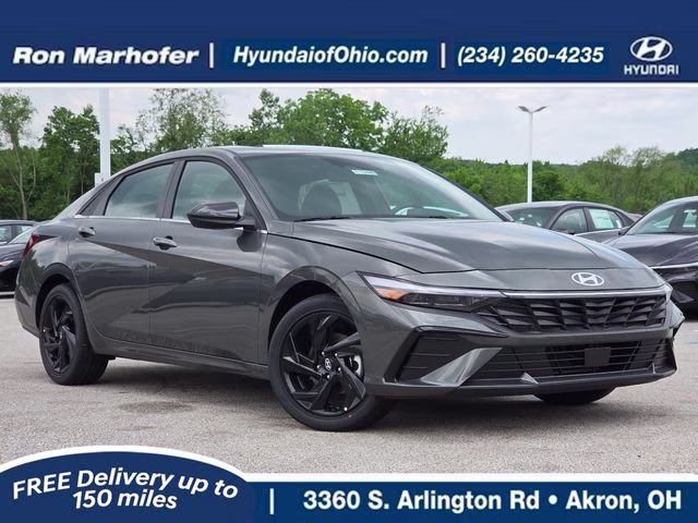 2026 Amazon Gray Hyundai Elantra SEL Sport FWD Sedan