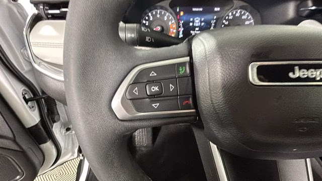 2023 Bright White Clearcoat Jeep Compass Limited 4X4 SUV