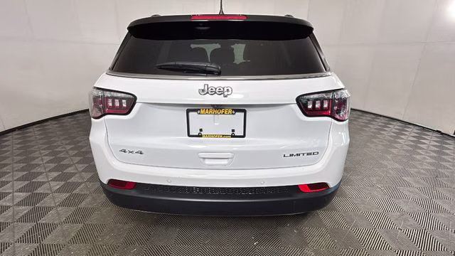 2023 Bright White Clearcoat Jeep Compass Limited 4X4 SUV