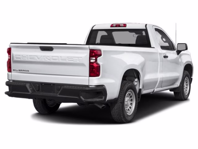 2024 Summit White Chevrolet Silverado 1500 WT 4X4 Truck