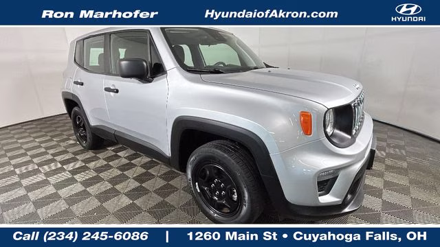 2021 Glacier Metallic Clearcoat Jeep Renegade Sport 4X4 SUV