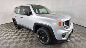 2021 Glacier Metallic Clearcoat Jeep Renegade Sport 4X4 SUV