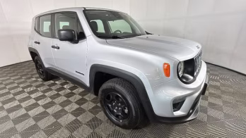 2021 Glacier Metallic Clearcoat Jeep Renegade Sport 4X4 SUV