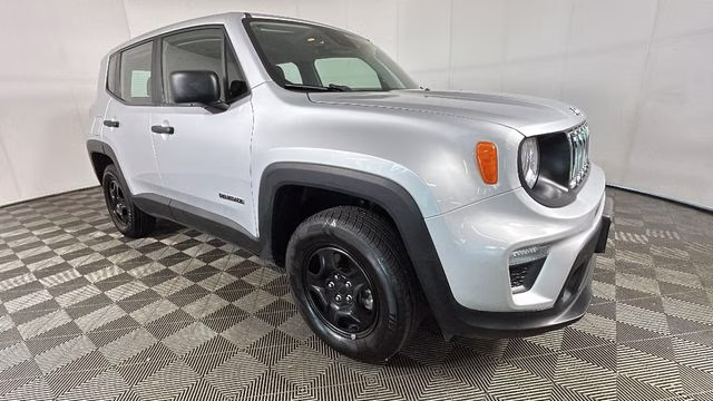 2021 Glacier Metallic Clearcoat Jeep Renegade Sport 4X4 SUV