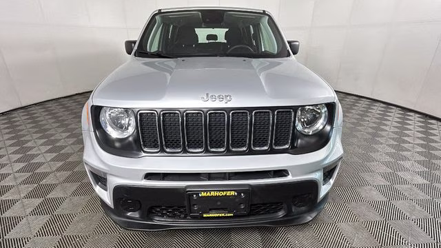 2021 Glacier Metallic Clearcoat Jeep Renegade Sport 4X4 SUV
