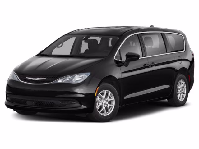 2024 Diamond Black Crystal Pearlcoat Chrysler Voyager LX FWD Van