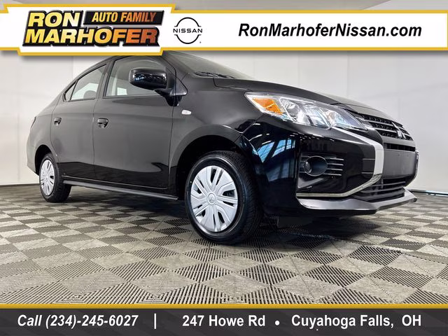 2024 Jet Black Metallic Mitsubishi Mirage G4 ES FWD Sedan