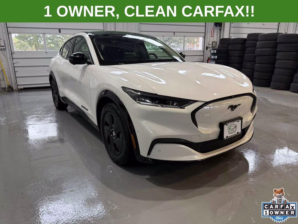 2023 White Metallic Ford Mustang Mach-E California Route 1 AWD SUV