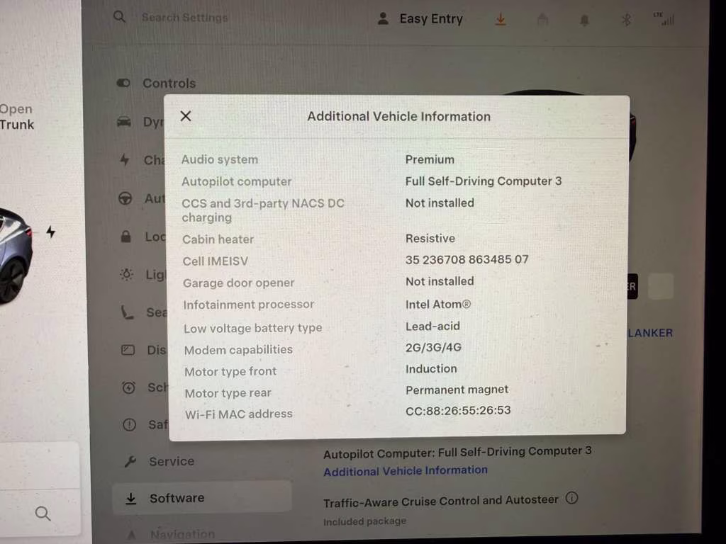 2020 Gray Tesla Model 3 Long Range AWD Sedan