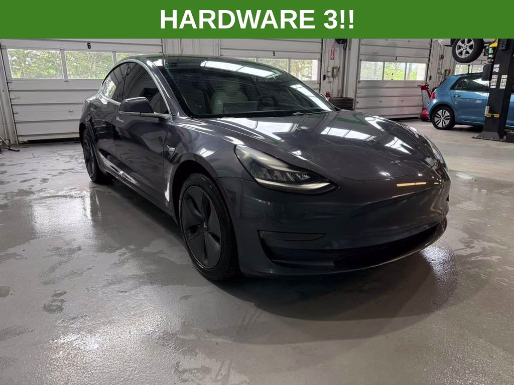 2020 Gray Tesla Model 3 Long Range AWD Sedan