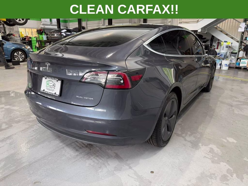 2020 Gray Tesla Model 3 Long Range AWD Sedan