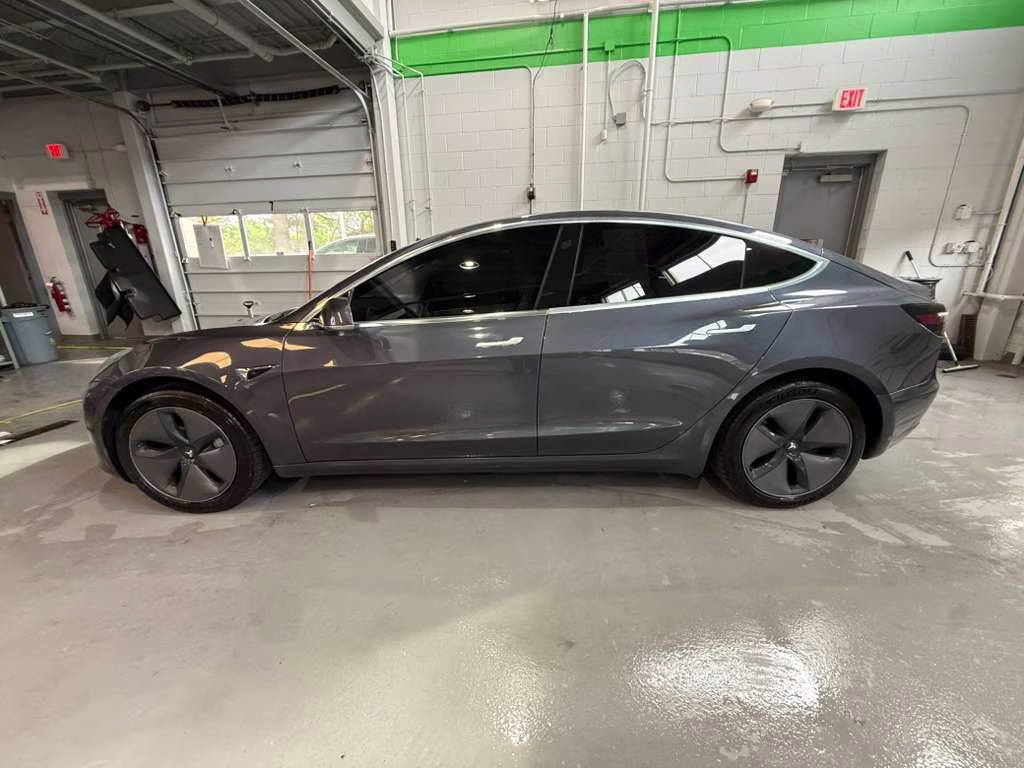 2020 Gray Tesla Model 3 Long Range AWD Sedan