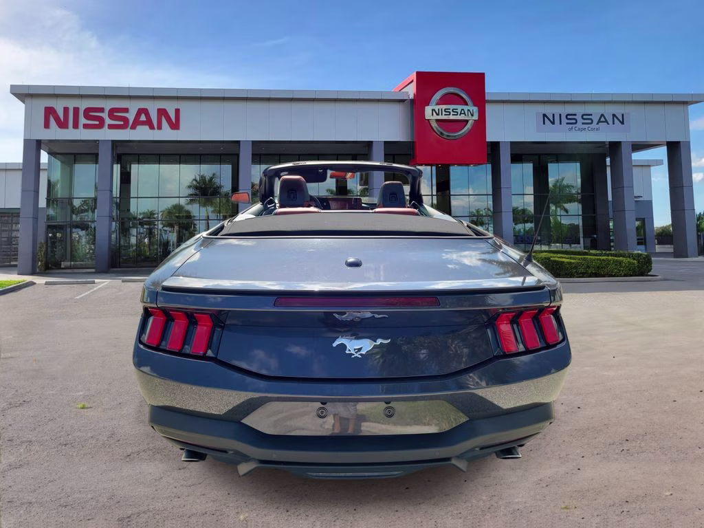 2024 Gray Metallic Ford Mustang EcoBoost Premium RWD Convertible