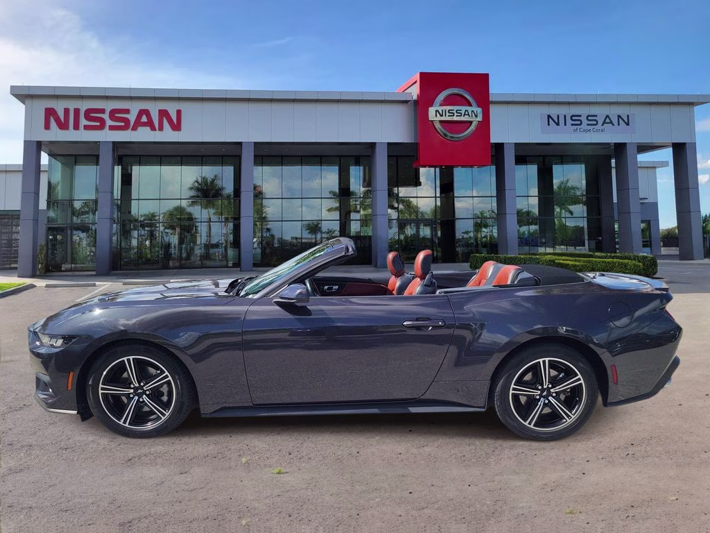 2024 Gray Metallic Ford Mustang EcoBoost Premium RWD Convertible