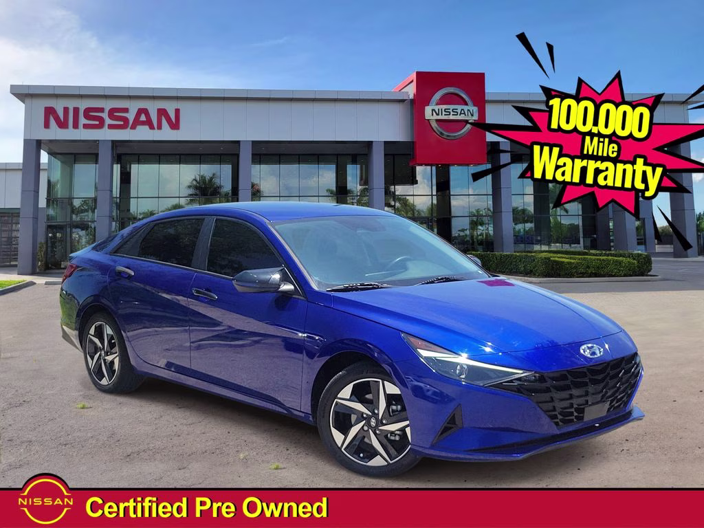 2023 Intense Blue Hyundai Elantra SEL FWD Sedan