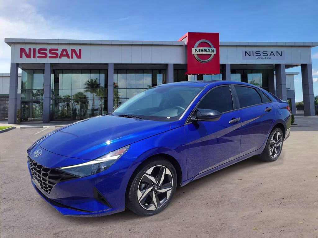 2023 Intense Blue Hyundai Elantra SEL FWD Sedan