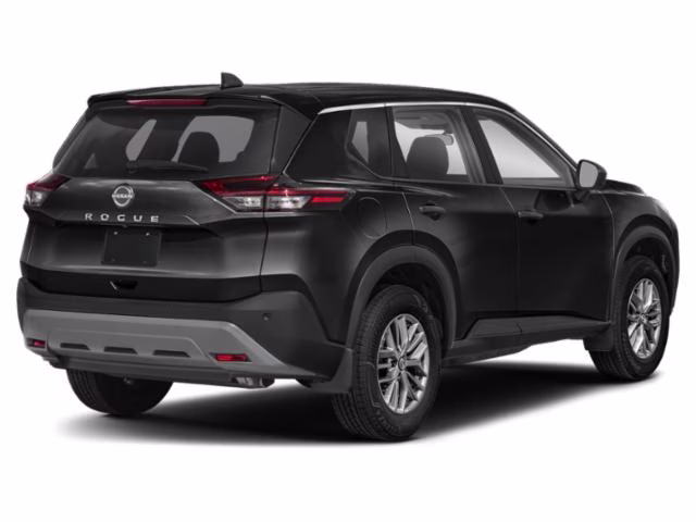 2023 Super Black Nissan Rogue S AWD SUV