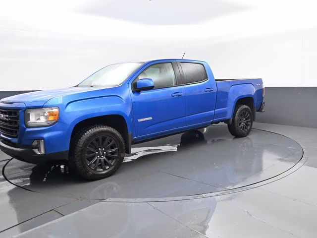 2021 Blue Metallic GMC Canyon Elevation 4X4 Truck
