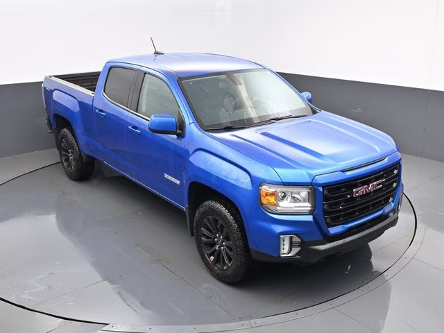 2021 Blue Metallic GMC Canyon Elevation 4X4 Truck