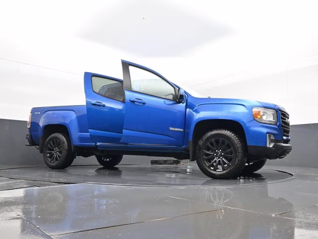 2021 Blue Metallic GMC Canyon Elevation 4X4 Truck