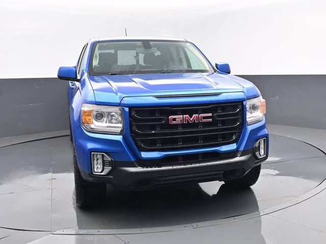 2021 Blue Metallic GMC Canyon Elevation 4X4 Truck