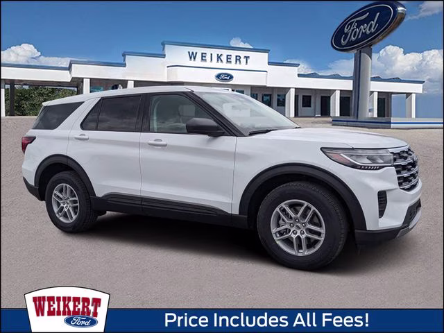 2026 Oxford White Ford Explorer Active 4X4 SUV