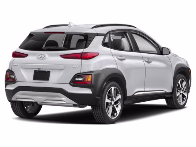 2020 Chalk White Hyundai Kona Limited FWD SUV