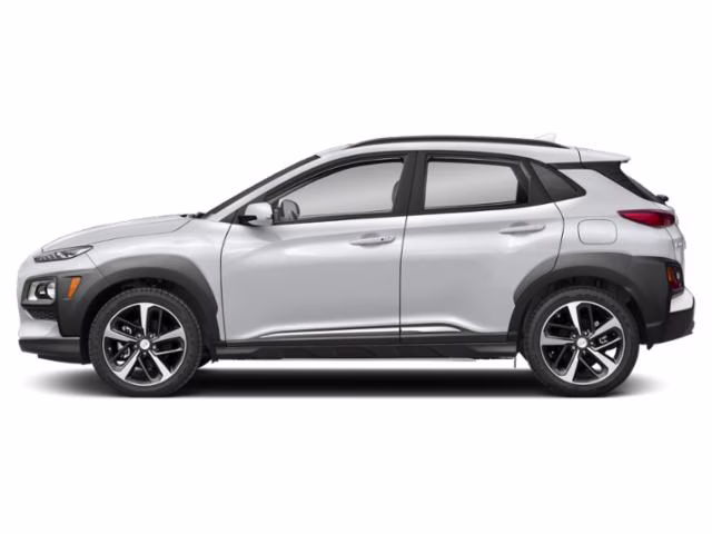 2020 Chalk White Hyundai Kona Limited FWD SUV