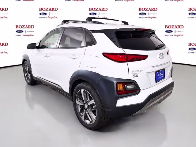 2020 White Hyundai Kona Limited FWD SUV