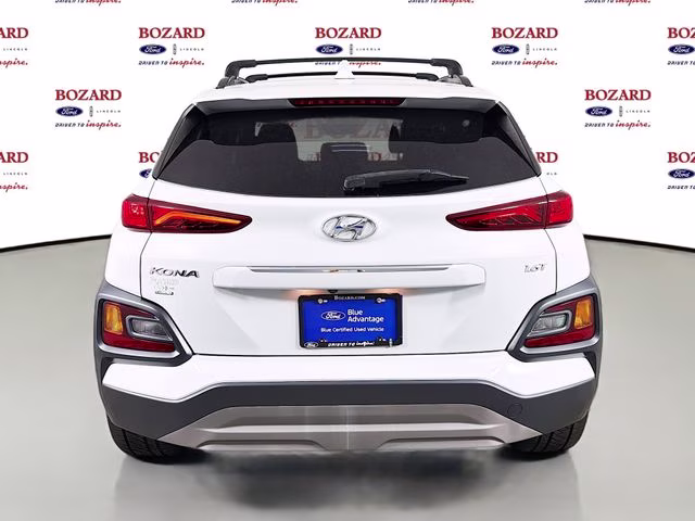 2020 White Hyundai Kona Limited FWD SUV