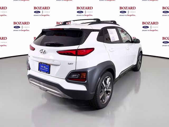 2020 White Hyundai Kona Limited FWD SUV