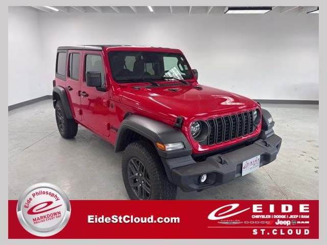 2026 Firecracker Red Clearcoat Jeep Wrangler Sport S 4X4 SUV