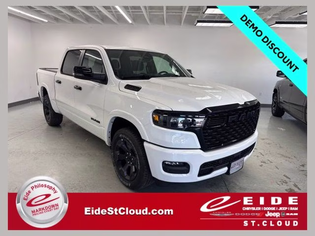 2026 Bright White Clearcoat Ram 1500 Big Horn Night Edition 4X4 Truck