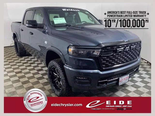 2026 Forged Blue Metallic Ram 1500 Big Horn Night Edition Waldoch 4X4 Truck