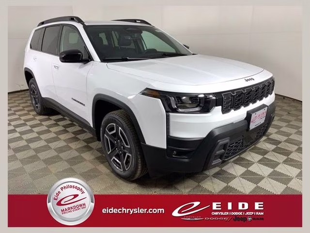 2026 Bright White Clearcoat Jeep Cherokee Limited 4X4 SUV