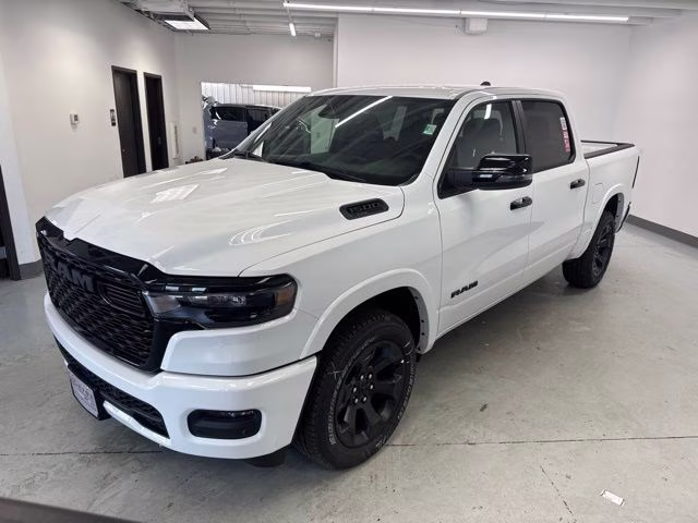 2026 Bright White Clearcoat Ram 1500 Big Horn Night Edition 4X4 Truck