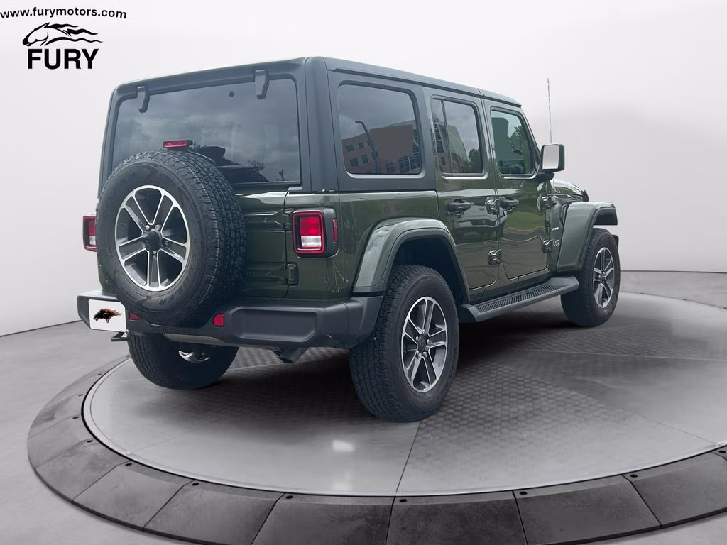 2023 Sarge Green Clearcoat Jeep Wrangler Sahara 4X4 SUV