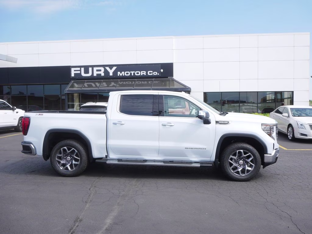 2026 Glacier White Tricoat GMC Sierra 1500 SLT 4X4 Truck
