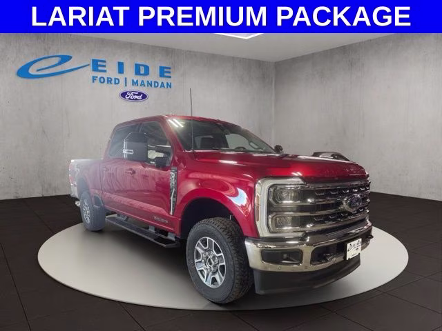 2026 Ruby Red Metallic Tinted Clearcoat Ford Super Duty F-250 SRW Lariat Chrome 4X4 Truck