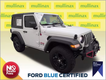 2019 Bright White Clearcoat Jeep Wrangler Sport S 4X4 SUV