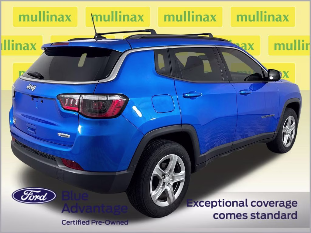 2023 Laser Blue Pearlcoat Jeep Compass Latitude 4X4 SUV