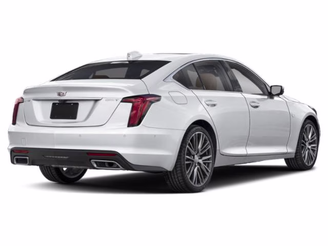 2026 Summit White Cadillac CT5 Premium Luxury RWD Sedan