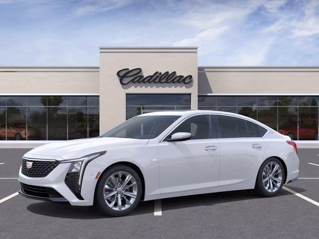 2026 Summit White Cadillac CT5 Premium Luxury RWD Sedan